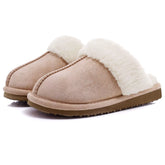 Fluffy Winter Slippers for Women Furry Fuzzy Home Shoes Faux Fur House Plush Slippers Indoor Warm Comfy Mute Flats Slide