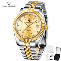 Men Mechanical Watch Luxury Automatic Watch Sport Stainless Steel 100M Waterproof Watch for Men