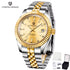 Men Mechanical Watch Luxury Automatic Watch Sport Stainless Steel 100M Waterproof Watch for Men