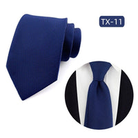 Mens Jacquard Woven Business-casual Tie | Silver Fox Sales