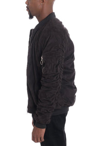 Faux Bomber Suede 6111