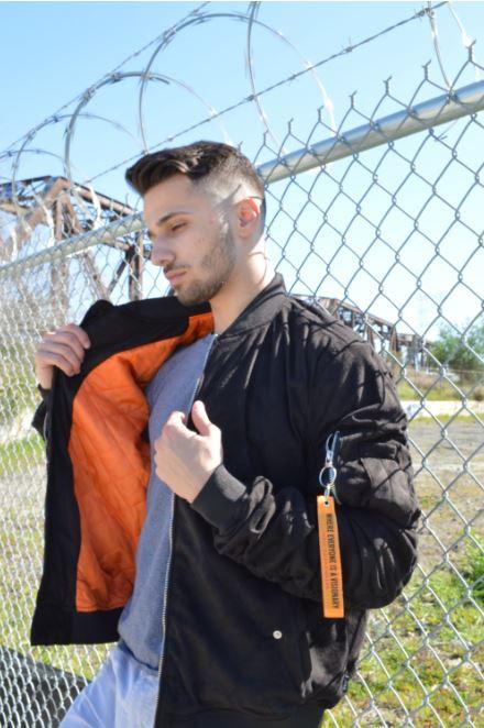 Faux Bomber Suede 6111