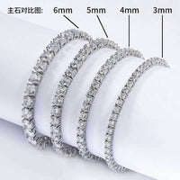 Zircon Tennis Chain Bracelet | Silver Fox Sales
