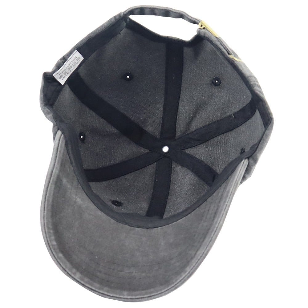 2pcs Fox Embroidered Vintage Washed Baseball Cap - Leicester City The Foxes World Cup Soccer Fan Hat | Silver Fox Sales