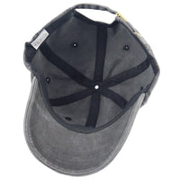 2pcs Fox Embroidered Vintage Washed Baseball Cap - Leicester City The Foxes World Cup Soccer Fan Hat | Silver Fox Sales