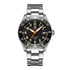 Subnautica Automatic Diver Watch with black dial and stainless steel bracelet, designed for diving and daily wear.