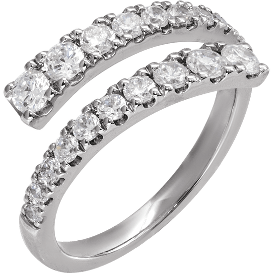 Lumière Diamond Bypass Ring