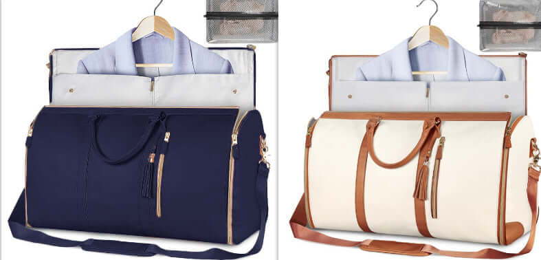 Large Capacity Travel Duffle Bag Women's Handbag Folding Suit Bag Waterproof Clothes Totes | Silver Fox Sales