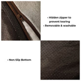 Large Thick Scratch-Resistant Spine Protection Dog Cushion Bed