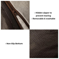 Large Thick Scratch-Resistant Spine Protection Dog Cushion Bed