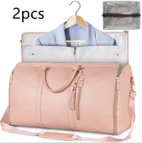 Large Capacity Travel Duffle Bag Women's Handbag Folding Suit Bag Waterproof Clothes Totes | Silver Fox Sales