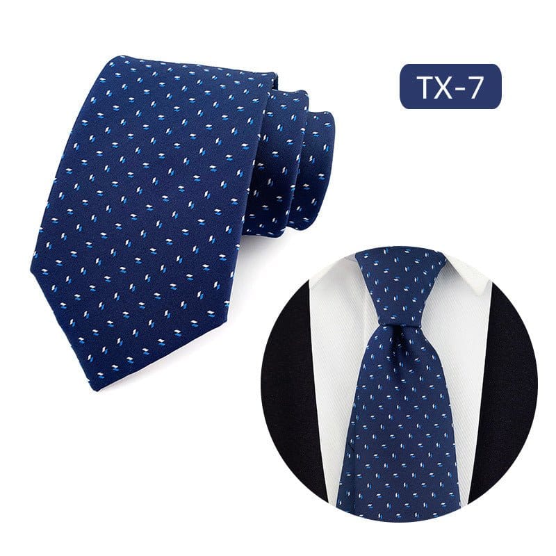 Mens Jacquard Woven Business-casual Tie | Silver Fox Sales