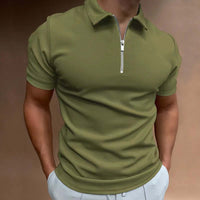 New Men's Casual Short Sleeve Digital Print POLO Shirt | Silver Fox Sales