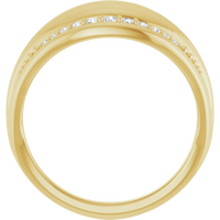 Éclat Ligne Diamond Ring 14K Gold | Silver Fox Sales