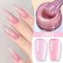 Jelly Nude Gel Nail Polish 10Ml Light Pink Peach Translucent Color UV Light Cure Gel Varnish Nail Art DIY at Home