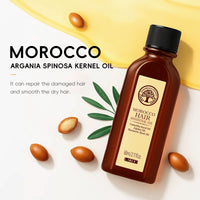 Morocco Hair Essential Oil 60Ml Repair Damaged Hair anti Frizz Nourishing Smoothing Argan Oil for All Hair Types