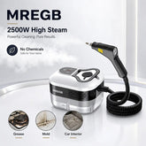 MREGB Handheld Steam Cleaner High-Temperature Pressurized Portable Steamer Fast Heat-Up Deep Cleaning Tool with Accessories for Car Detailing Kitchen Grease Bathroom Tile Floor Multi Surface Home Appliance Wash Equipment