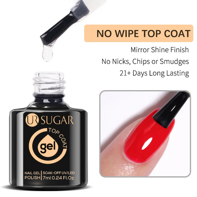 7ML Fiber Rubber Base Gel for Broken Nail Repaired Fiberglass Clear Quick Building UV Construction Gel Soak off Varnish
