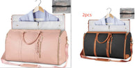 Large Capacity Travel Duffle Bag Women's Handbag Folding Suit Bag Waterproof Clothes Totes | Silver Fox Sales