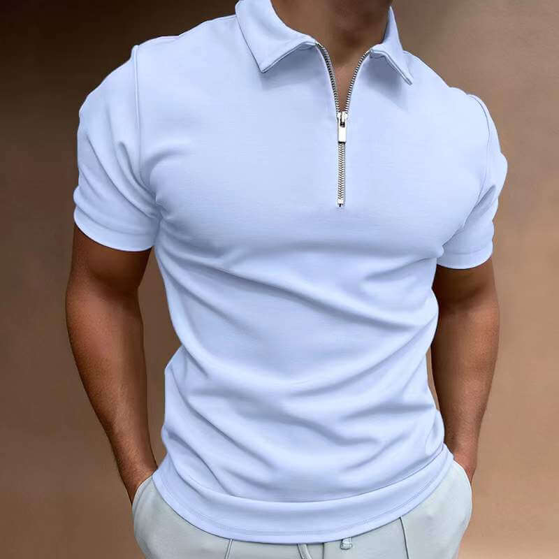 New Men's Casual Short Sleeve Digital Print POLO Shirt | Silver Fox Sales