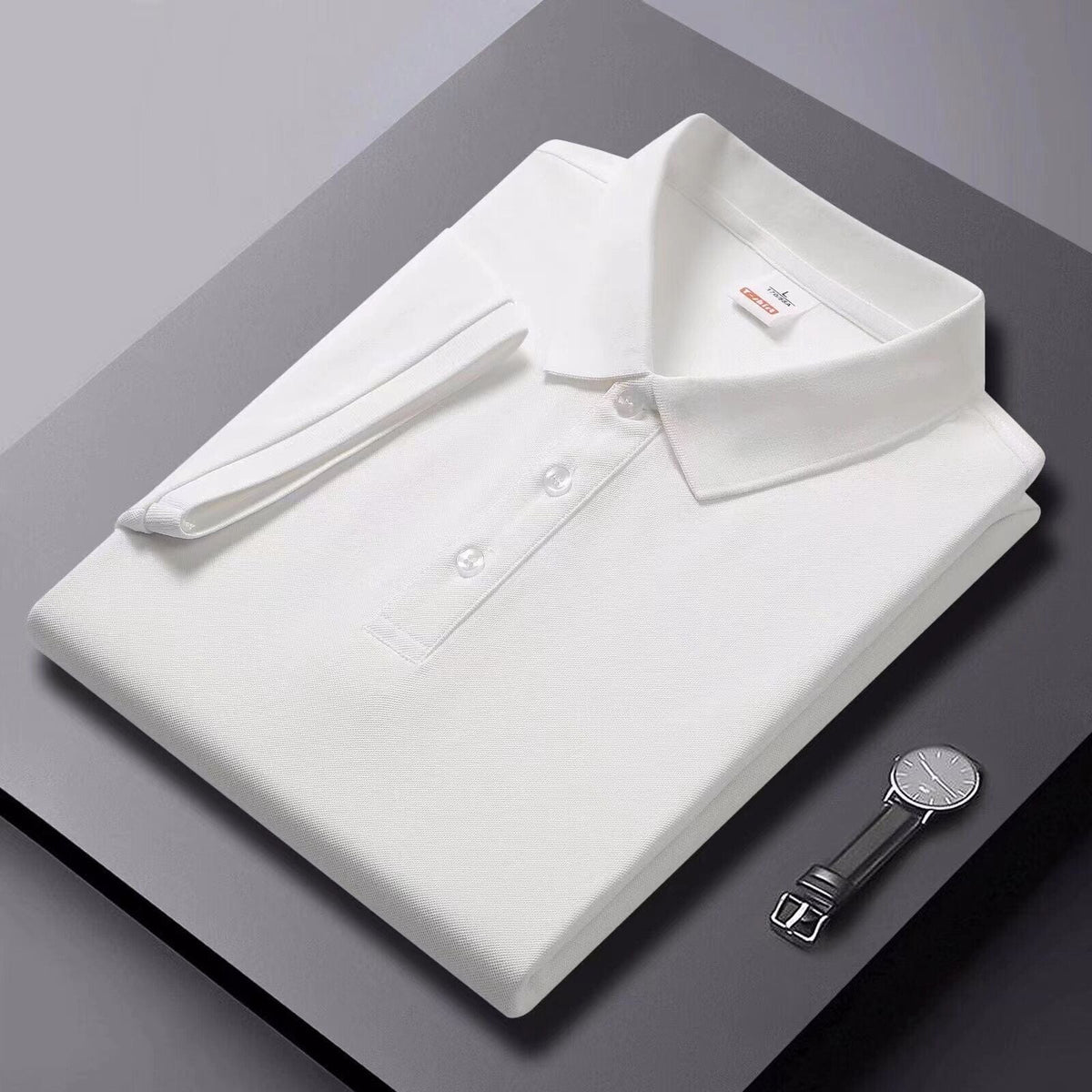 Mens Clothing Lapel Half-sleeve