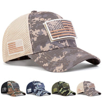 Sun Protection Sports Velcro Outdoor Military Fans Men's Camouflage Hat, perfect military sun protection hat for all seasons.