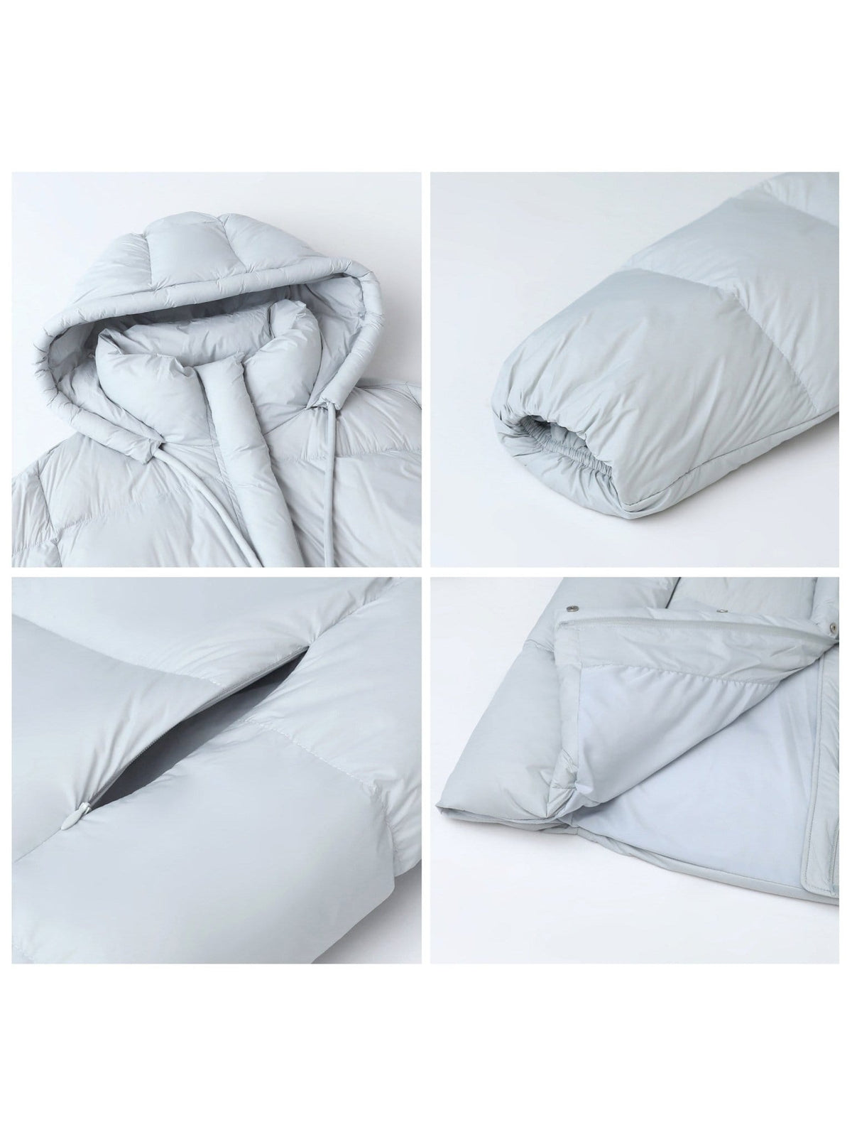 Women's Hooded 90% Duck Down Puffer Coat | Silver Fox Sales