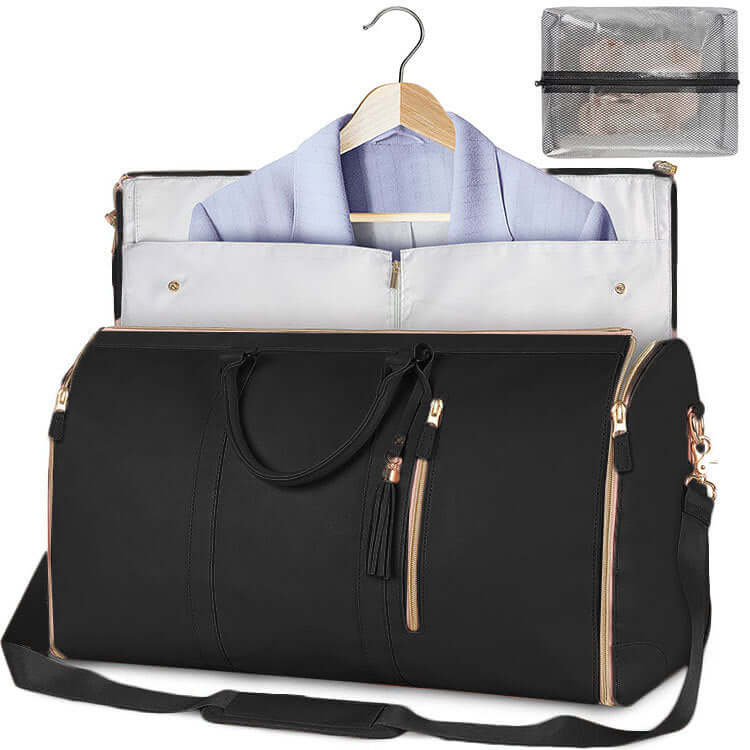 Large Capacity Travel Duffle Bag Women's Handbag Folding Suit Bag Waterproof Clothes Totes | Silver Fox Sales