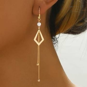Copper-plated Silver Tassel Earrings | Silver Fox Sales