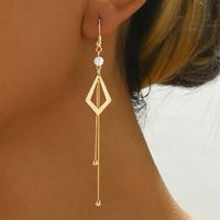 Copper-plated Silver Tassel Earrings | Silver Fox Sales