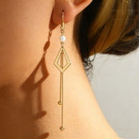 Copper-plated Silver Tassel Earrings | Silver Fox Sales