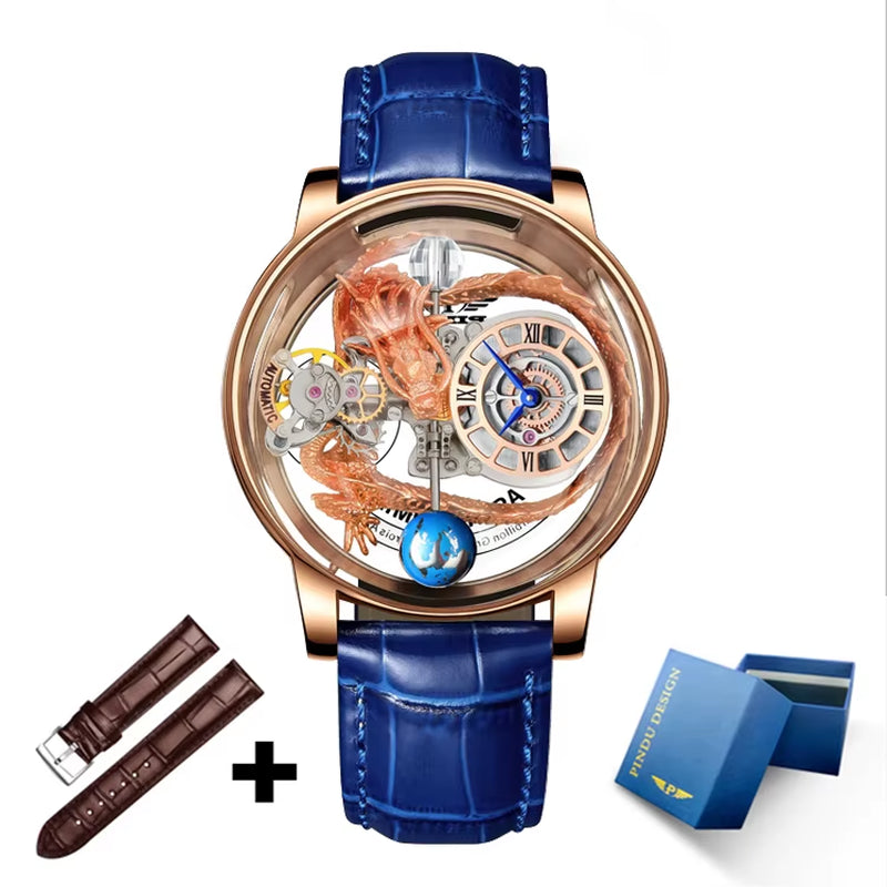 Upgraded Version  Russian Roulette Celestial Series Quartz Watch Men&