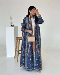 Women's Elegant Flowy Cardigan – Lightweight Polyester Robe Style | Silver Fox Sales