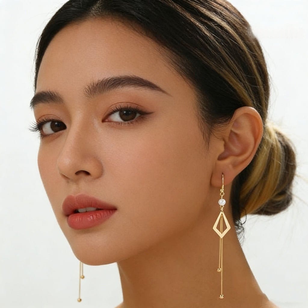 Copper-plated Silver Tassel Earrings | Silver Fox Sales