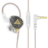 Original QKZ AK6 Copper Driver Hifi Wired Earphone Race Sport Headphone Bass Stereo Headset Music Earbuds 3.5MM in Ear with Mic