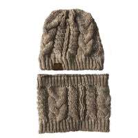 Women's Knit Ponytail Hat & Scarf Set | Silver Fox Sales
