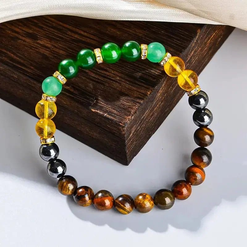 Money Bracelet with Black Onyx and Tiger&