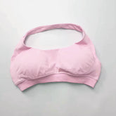 Impact Sports Bra Women Seamless Halter Top High Support Push-Up Open Back Gym Wear Fitness Yoga Workout Underwear