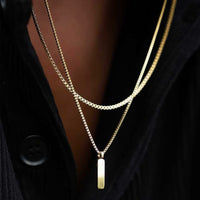 Linéaire Minimal Pendant Necklace | Silver Fox Sales