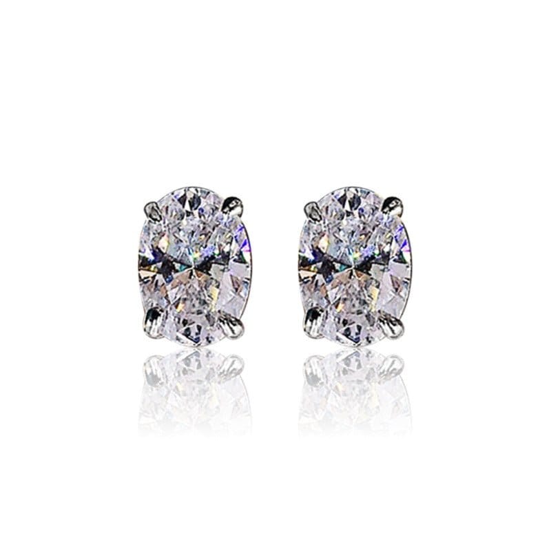 Women's Business-Style Zircon Earrings | Silver Fox Sales