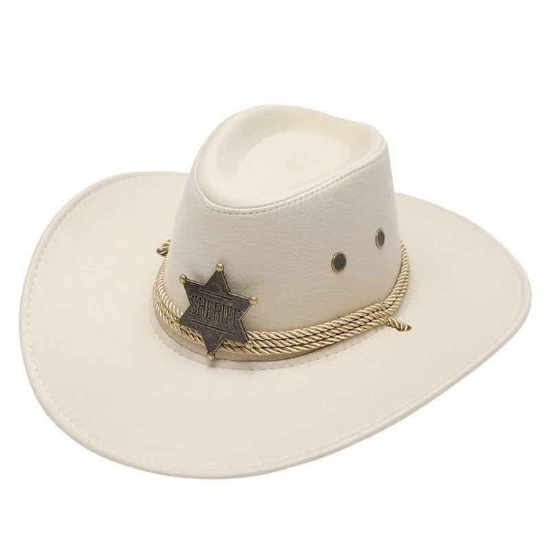 Women's Feather Trim Cowboy Hat | Silver Fox Sales