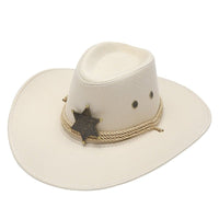 Women's Feather Trim Cowboy Hat | Silver Fox Sales