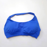 Impact Sports Bra Women Seamless Halter Top High Support Push-Up Open Back Gym Wear Fitness Yoga Workout Underwear