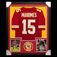 Patrick Mahomes Signed Framed Jersey (Kansas City Chiefs) – JSA Certified – Approx 34”x42 | Silver Fox Sales