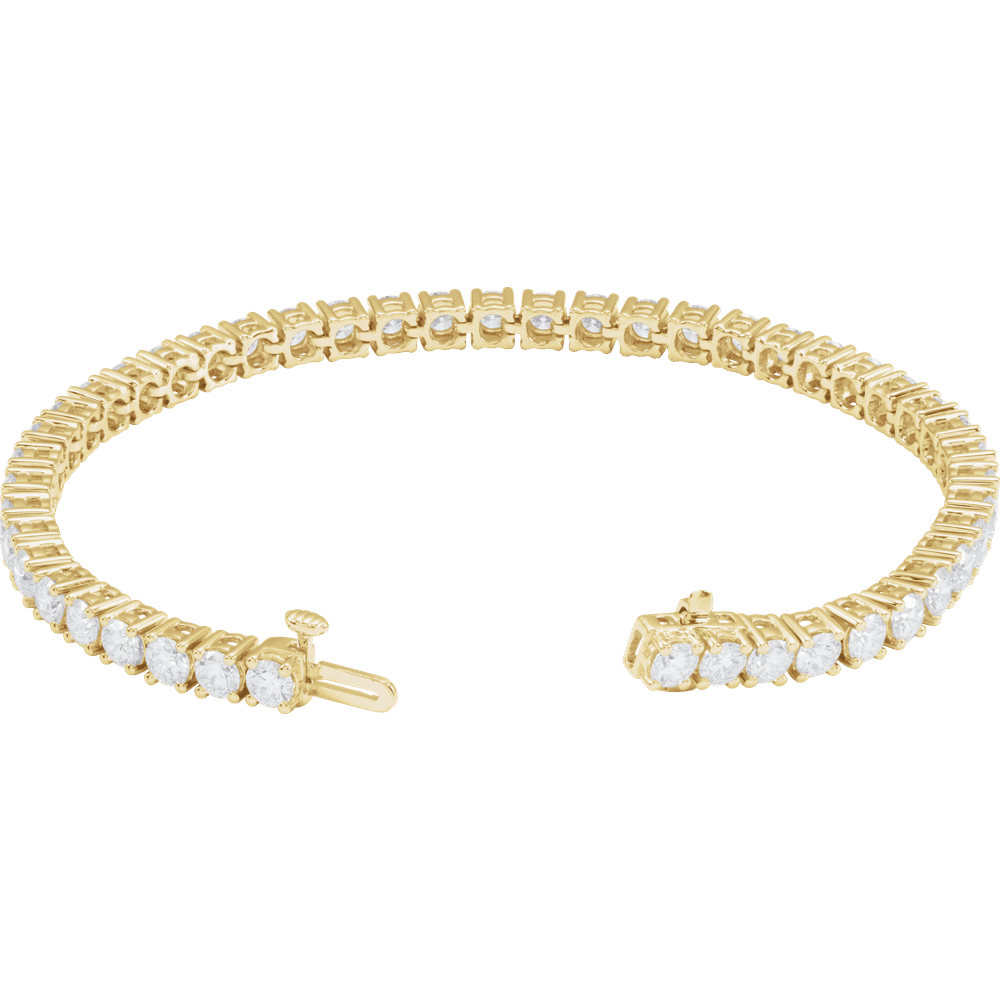 L'eternel 14K Gold Lab-Grown Diamond Tennis Bracelet | Silver Fox Sales