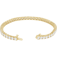L'eternel 14K Gold Lab-Grown Diamond Tennis Bracelet | Silver Fox Sales