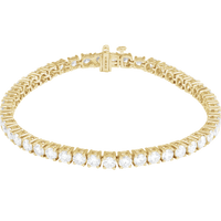 L'eternel 14K Gold Lab-Grown Diamond Tennis Bracelet | Silver Fox Sales