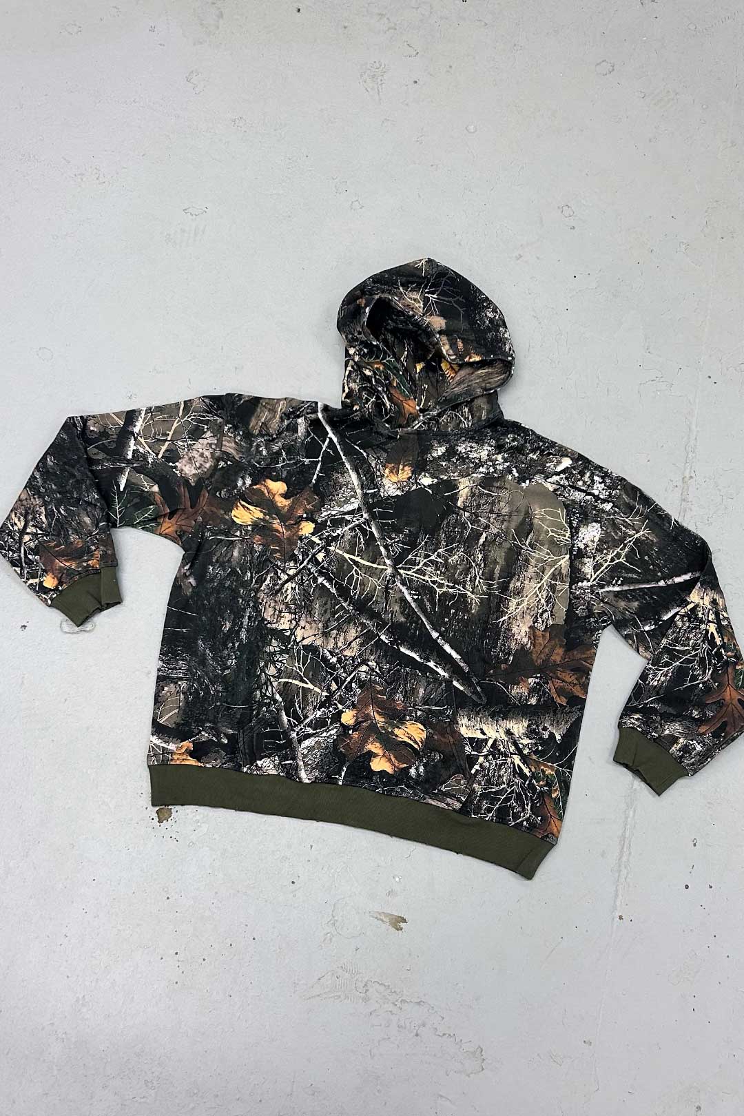 Stealth Heavyweight Oversized Unisex Camo Hoodie | Silver Fox Sales