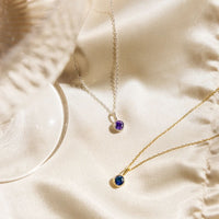 Lumière Birthstone Necklace Month & Zodiac Collection | Silver Fox Sales