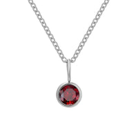 Lumière Birthstone Necklace Month & Zodiac Collection | Silver Fox Sales